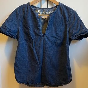 Madewell Denim Shirt - V-cut